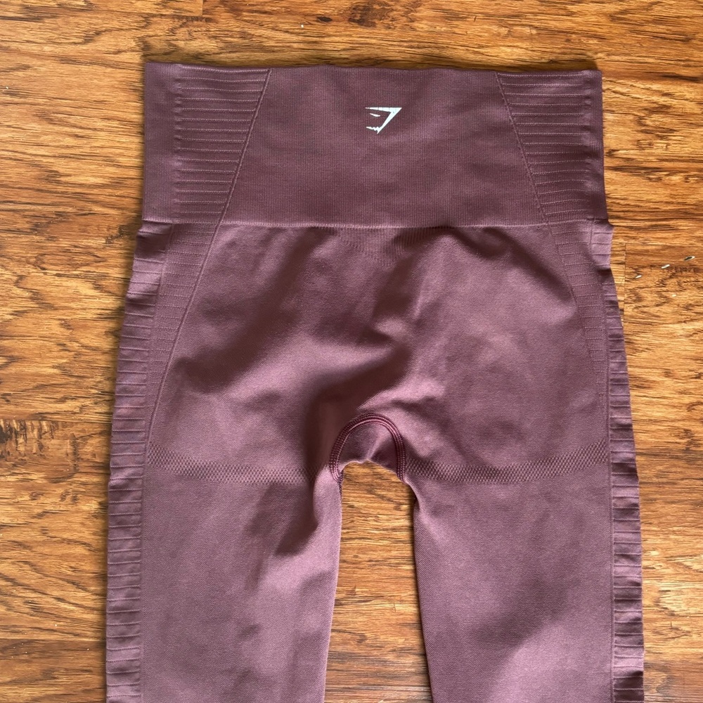 Gymshark Seamless burgundy Leggings High Waisted - Picture 9 of 9